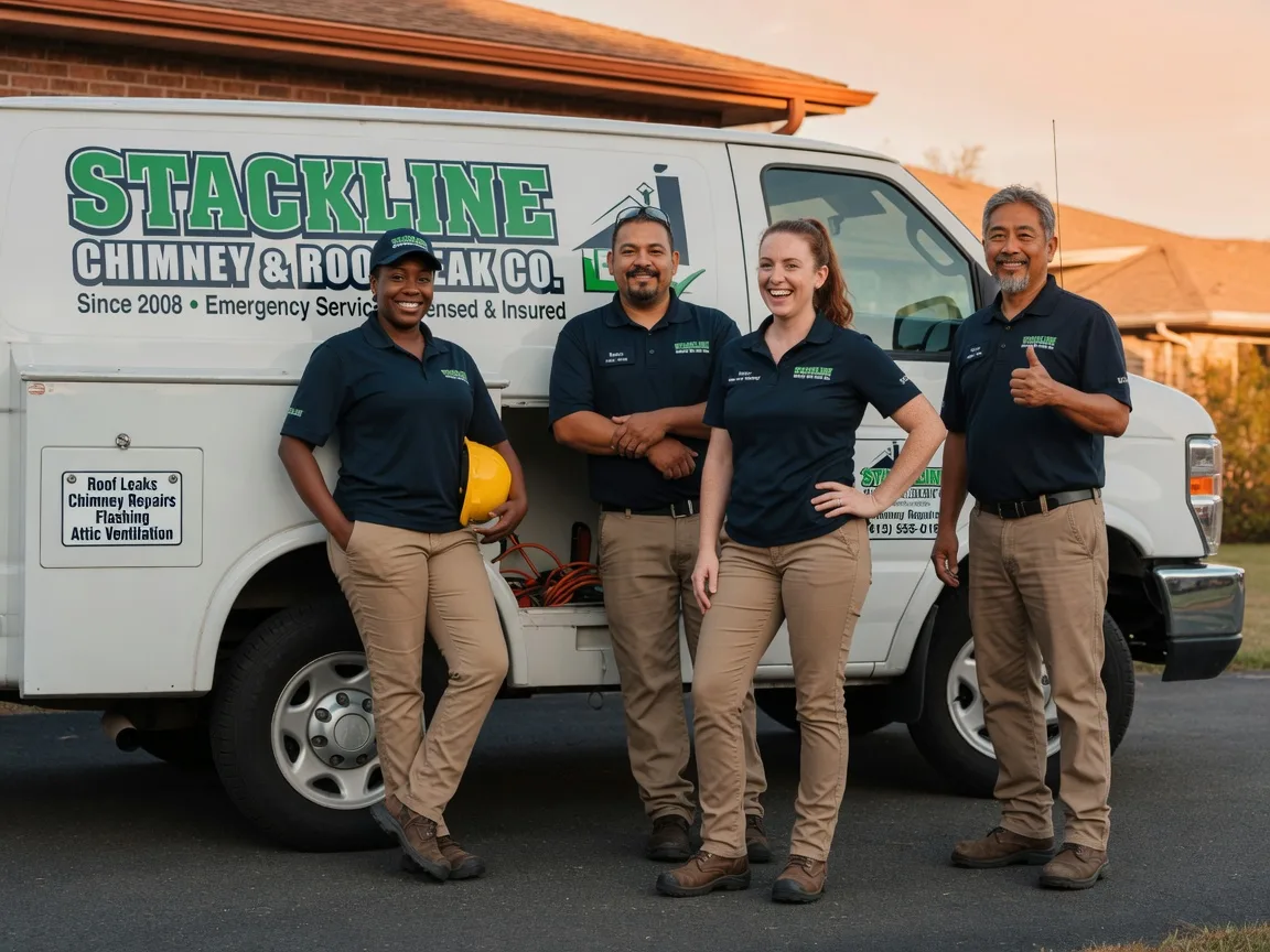 Chimney flashing repair company in Hanna, IN